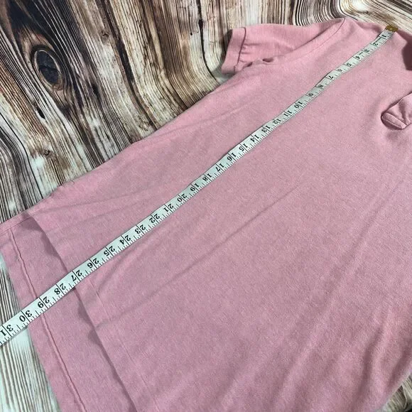 Vintage Polo Ralph Lauren Mens Size Medium Pink Short Sleeve Button Collar Shirt - Picture 5 of 7